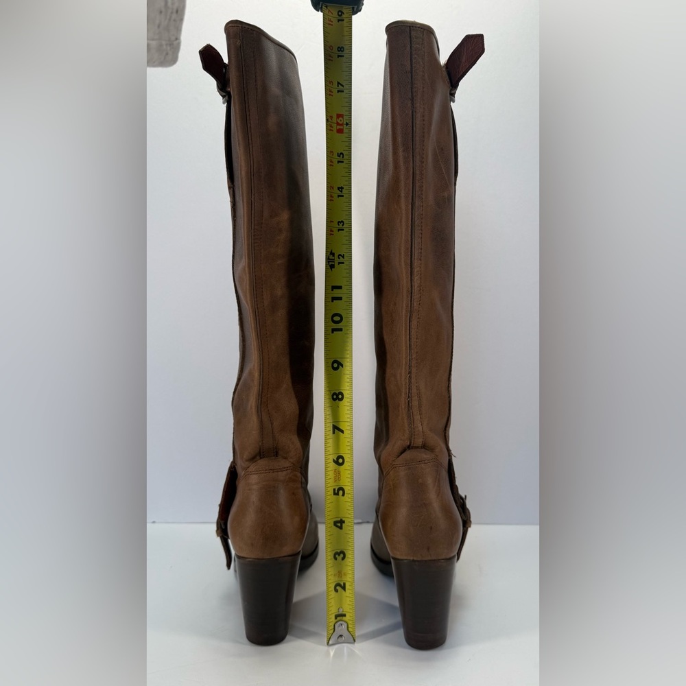 Ariat Gold Coast crushed stone Brown Leather casual country Heeled Boots 8 B - Picture 10 of 16